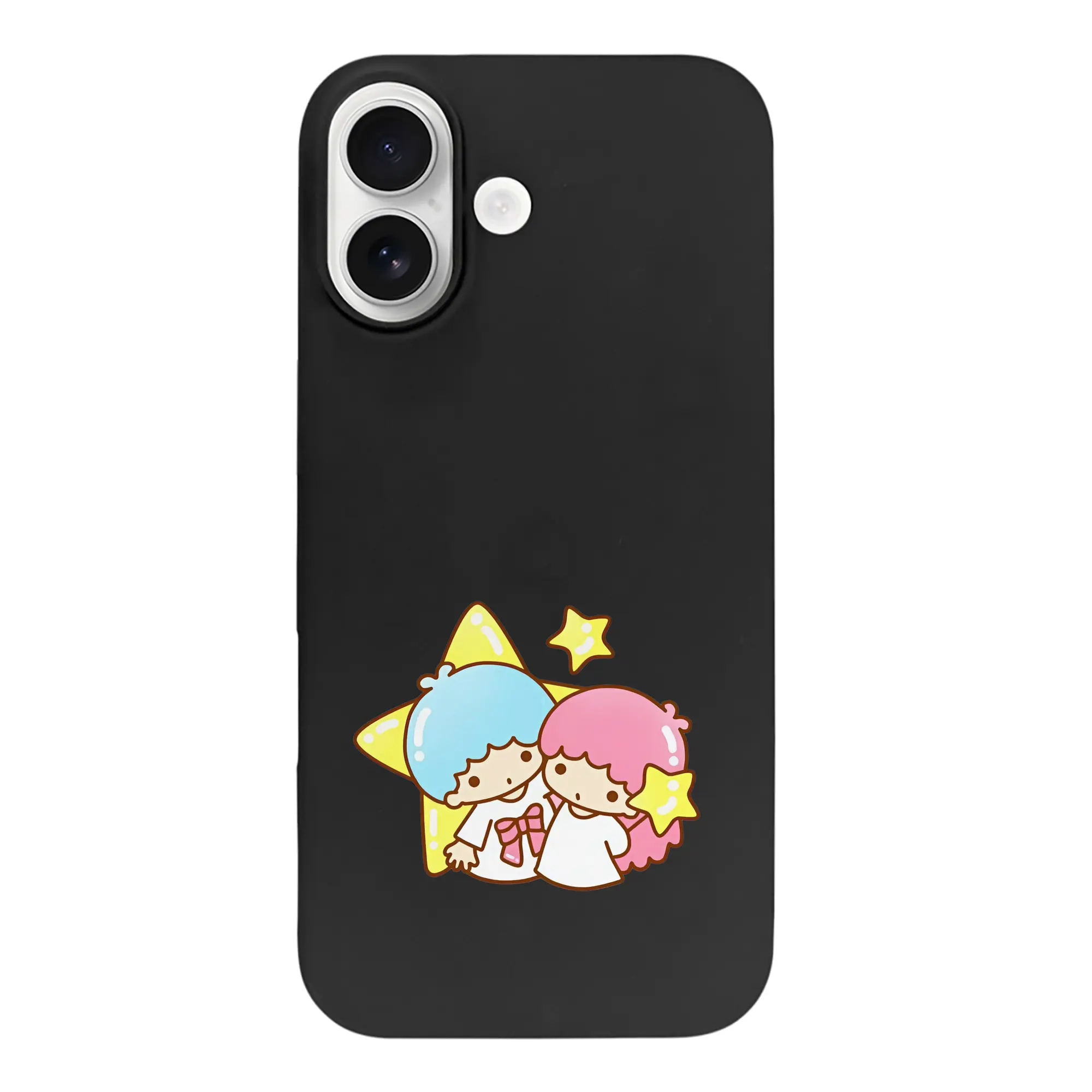 サンリオ グッズ,リトルツインスターズ - iPhone 17 シリーズ シリコンケース 薄型 耐衝撃 指紋防止 ソフトタッチカバー 精密フィット 傷防止 保護ケース iPhone 17/17 Air/17 Pro/17 Pro Max 対応